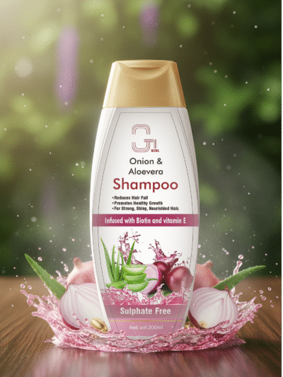 Onion & Aloevera Shampoo With Biotin and vitamin E