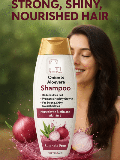 Onion & Aloevera Shampoo With Biotin and vitamin E
