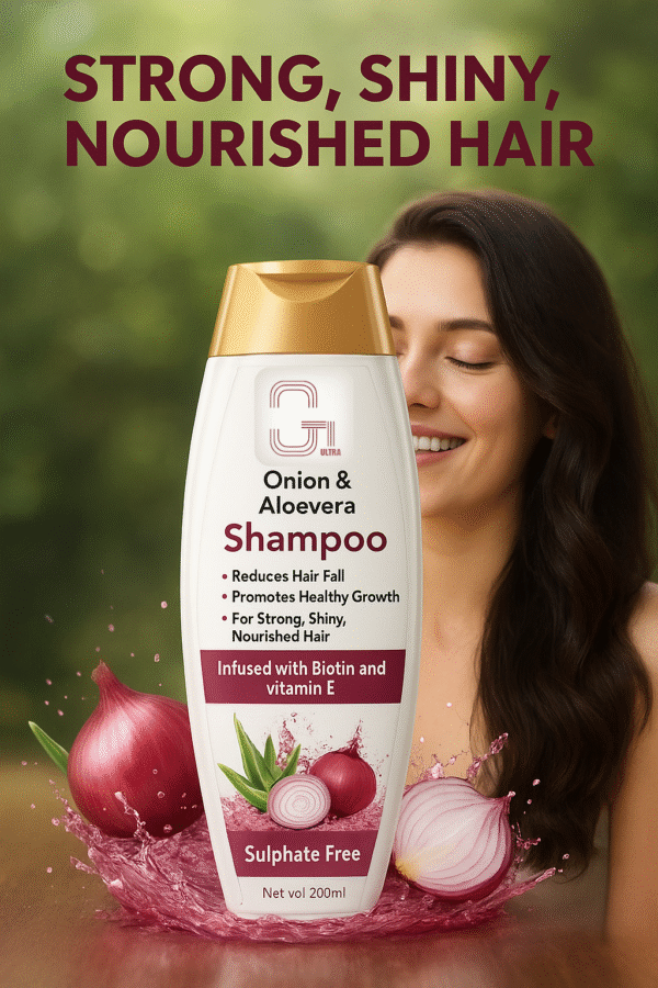 Onion & Aloevera Shampoo With Biotin and vitamin E - Image 2